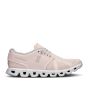 Zapatillas On Running Cloud 5 Shell White rosa pálido y blanco para mujer