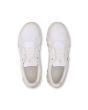 Zapatillas On Running Cloud 6 color Blanco-Blanco para hombre sistema cordones atado rápido