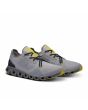 Zapatillas de running ON Cloud X 3 AD Gris Niebla y Amarillo Gecko para hombre frontal