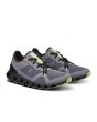 Zapatillas On Running Cloud X 3 AD Fossil-Hay grises y verde lima para mujer frontal