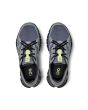 Zapatillas On Running Cloud X 3 AD Fossil-Hay grises y verde lima para mujer superior