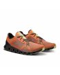 Zapatillas de Running ON Cloud X 3 AD naranjas y grises para hombre frontal