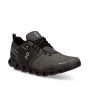 Zapatillas On Running Cloud 5 Waterproof verde oliva y negras para hombre impermeable