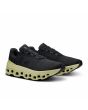 Zapatillas de running On Cloudmonster color negro y verde acacia para hombre frontal