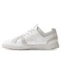 Zapatillas On Running The Roger Clubhouse White Sand blancas con detalles en beige para hombre izquierda