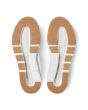 Zapatillas On Running The Roger Clubhouse White Sand blancas con detalles en beige para hombre suela