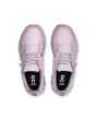 Zapatillas impermeables On Running Cloud 6 Waterproof color malva y zinc para mujer cordones de atado rápido