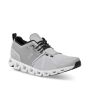 Zapatillas On Running Cloud 5 Waterproof Glacier White para mujer frontal 