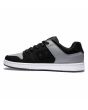 Zapatillas de cuero DC Shoes Manteca 4 negras y grises para hombre izquierda