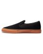 Zapatillas de skate sin cordones DC Shoes Manual Slip-On Le en negro gum izquierda