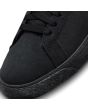 Zapatillas de Skate Nike SB Zoom Blazer Mid Negras con logo blanco puntera