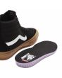 Zapatillas de Skateboard Vans SK8-Hi negras con banda lateral blanca y suela de goma para hombre plantilla