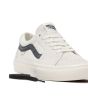 Zapatillas de Skateboard Vans SK8-Low Marshmallow Raven blancas con banda lateral gris para hombre cordones