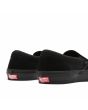 Zapatillas de skate Vans Slip On negras para hombre posterior