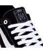 Zapatillas de Skate Vans Berle Pro en color negro con suela y banda lateral sidestripe blancas cordones