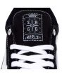 Zapatillas de Skate Vans Berle Pro en color negro con suela y banda lateral sidestripe blancas etiqueta 