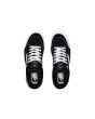 Zapatillas de Skate Vans Berle Pro en color negro con suela y banda lateral sidestripe blancas superior