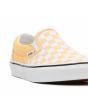 Zapatillas Vans Classic Slip-On Checkerboard Amarillas etiqueta
