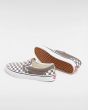 Zapatillas sin cordones Vans Classic Slip-On Color Theory Checkerboard Grises y Blancas suela