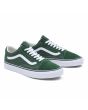 Zapatillas Vans Old Skool Color Theory Verdes con banda lateral blanca para hombre frontal