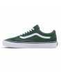Zapatillas Vans Old Skool Color Theory Verdes con banda lateral blanca para hombre izquierda