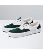 Zapatillas de lona Vans Era Varsity Canvas verdes para hombre frontal