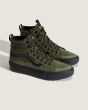 Zapatillas aislantes impermeables Vans MTE Sk8-Hi Verdes y Negras para hombre frontal