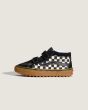 Zapatillas impermeables con doble velcro Vans MTE Sk8-Mid Reissue V con estampado damero negro y blanco para niño/a 4-8 años