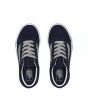 Zapatillas Vans Old Skool en color azul y con banda lateral gris para niño 4-8 años superior