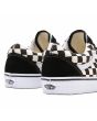 Zapatillas Vans Old Skool Primary Check negras y blancas con estampado checkerboard posterior