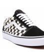 Zapatillas Vans Old Skool Primary Check negras y blancas con estampado checkerboard sidestripe