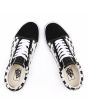 Zapatillas Vans Old Skool Primary Check negras y blancas con estampado checkerboard superior