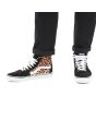 Zapatillas de caña alta Vans SK8-Hi en color negro y blanco con estampado de leopardo modelo