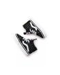 Zapatillas Vans Sk8-Hi Zip Bebé 1 a 4 años Negras con banda lateral blanca superior