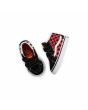 Zapatillas de media caña Vans Sk8-Mid Reissue Flame Logo Repeat negras para bebé 1 a 4 años superior