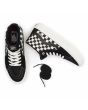 Zapatillas de Skate Vans Grosso Mid negras con estampado checkerboard para hombre superior