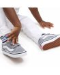 Bebé con Zapatillas Vans TD Old Skool V Color Theory grises con velcro