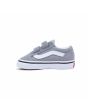 Zapatillas para bebé Vans Old Skool V Color Theory grises con velcro izquierda