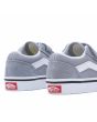 Zapatillas para bebé Vans Old Skool V Color Theory grises con velcro posterior