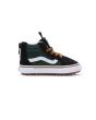 Zapatillas resistentes al agua Vans TD SK8-Hi ZIP MTE-1 Ripstop negras y verdes para bebé 1 a 4 años