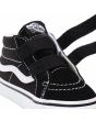 Zapatillas para bebé Vans Sk8-Mid Reissue V negras con velcro cierre