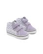 Zapatillas Vans Sk8-Mid Reissue Checkerboard con cierre de velcro lavanda para bebé 
