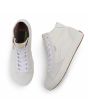 Zapatillas de media caña Vans The Lizzie Marshmallow blancas para mujer superior