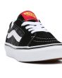 Zapatillas Vans UY Sk8-Low Checkerboard negras para niños de 4 a 8 años cordones