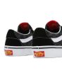 Zapatillas Vans UY Sk8-Low Checkerboard negras para niños de 4 a 8 años posterior