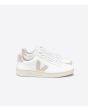 Zapatillas de cuero Veja V-12 Leather White Sable Unisex