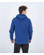 Hombre con Sudadera polar de capucha y cremallera Icon Boxed Azul posterior