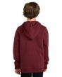 Niño con Sudadera de capucha y cremallera Element Cornell Classic Boy Granate espalda