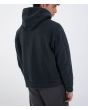 Hombre con Sudadera de capucha y cremallera Hurley Travis Barker Bones Negra posterior