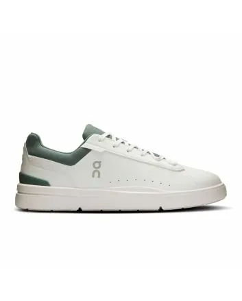 Zapatillas On Running The Roger Advantage color blanco y verde oliva para hombre